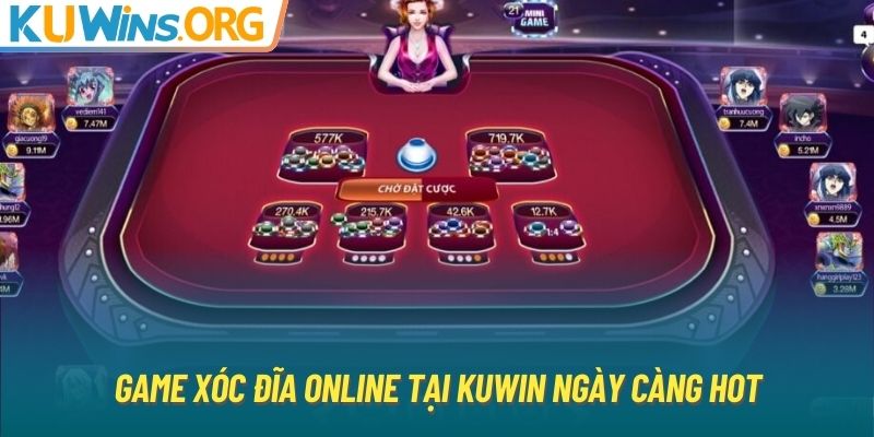 Game xóc đĩa online tại KUWIN ngày càng hot