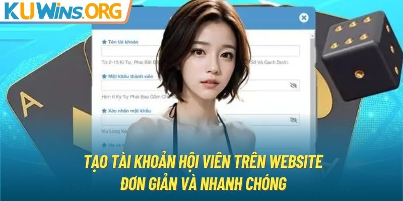 Tạo tài khoản hội viên trên website đơn giản và nhanh chóng