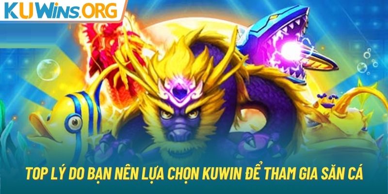 Top lý do bạn nên lựa chọn KUWIN để tham gia săn cá